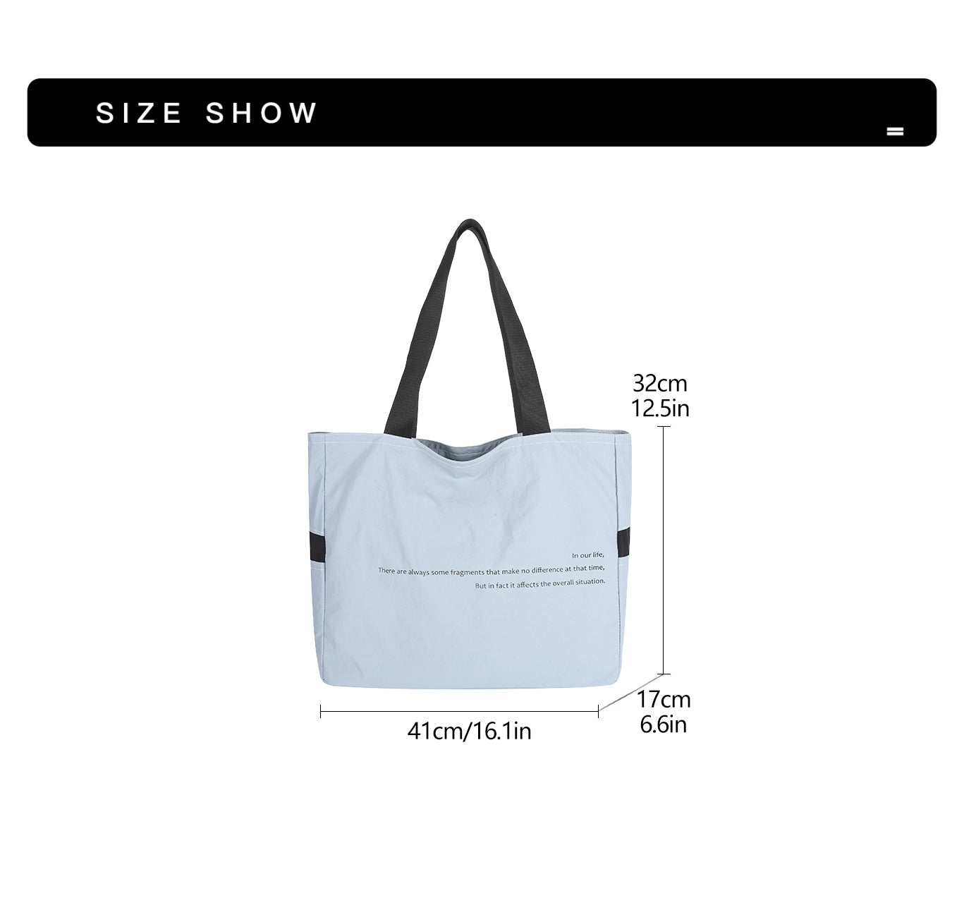 Baystory Unisex Tote Bag MTB24T01