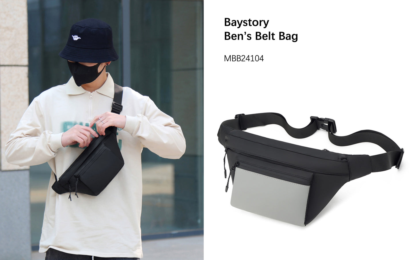 Baystory Men's Belt bag MBB24104 - Baystory