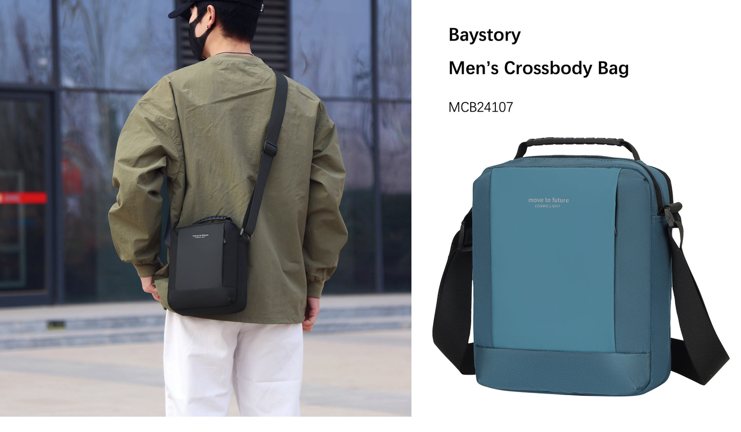 Baystory Men’s Crossbody Bag MCB24107 - Baystory