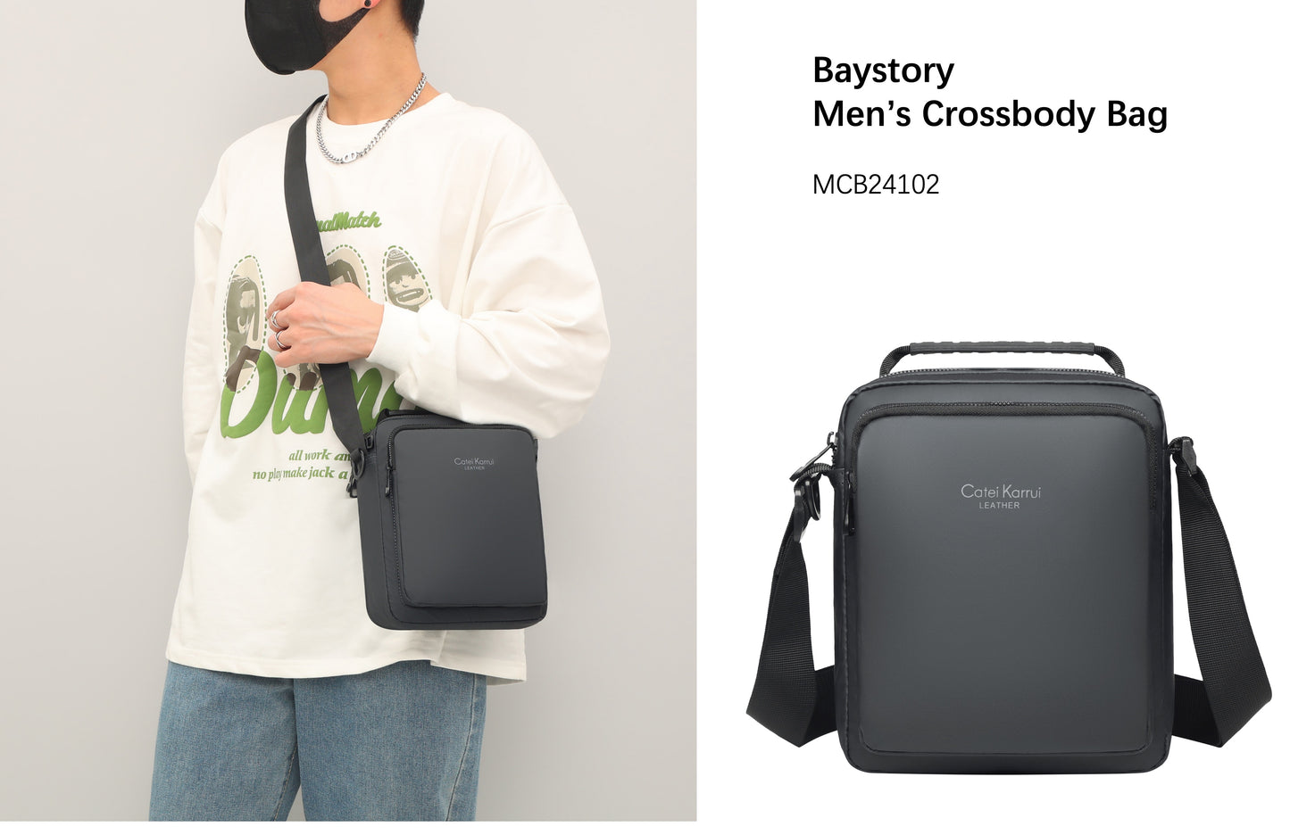 Baystory Men’s Crossbody Bag MCB24102 - Baystory