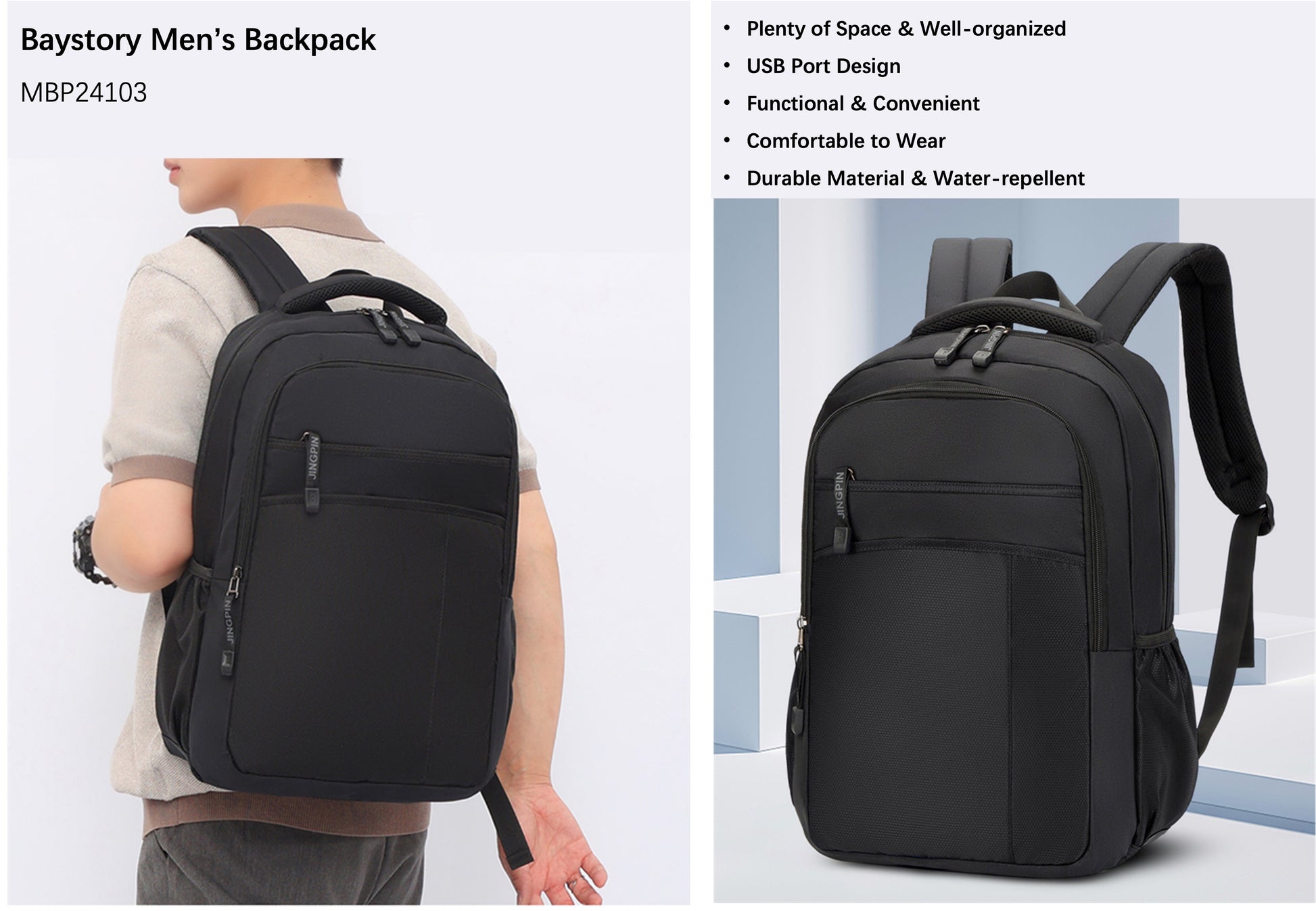 Baystory Men's Backpack MBP24103 - Baystory