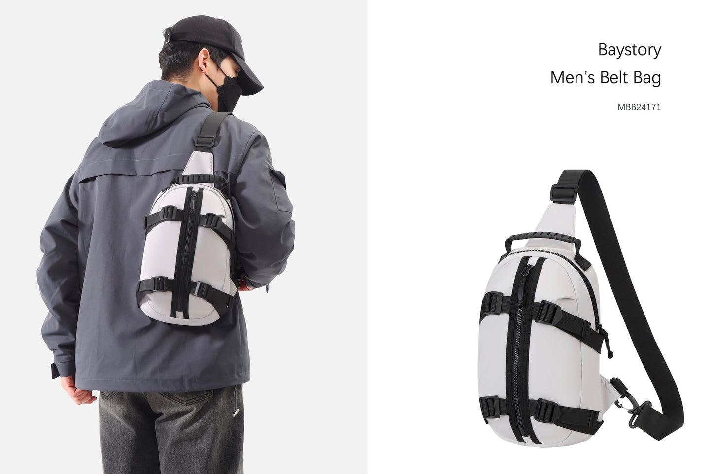 Men's Sling Bag MBB24171 - Baystory