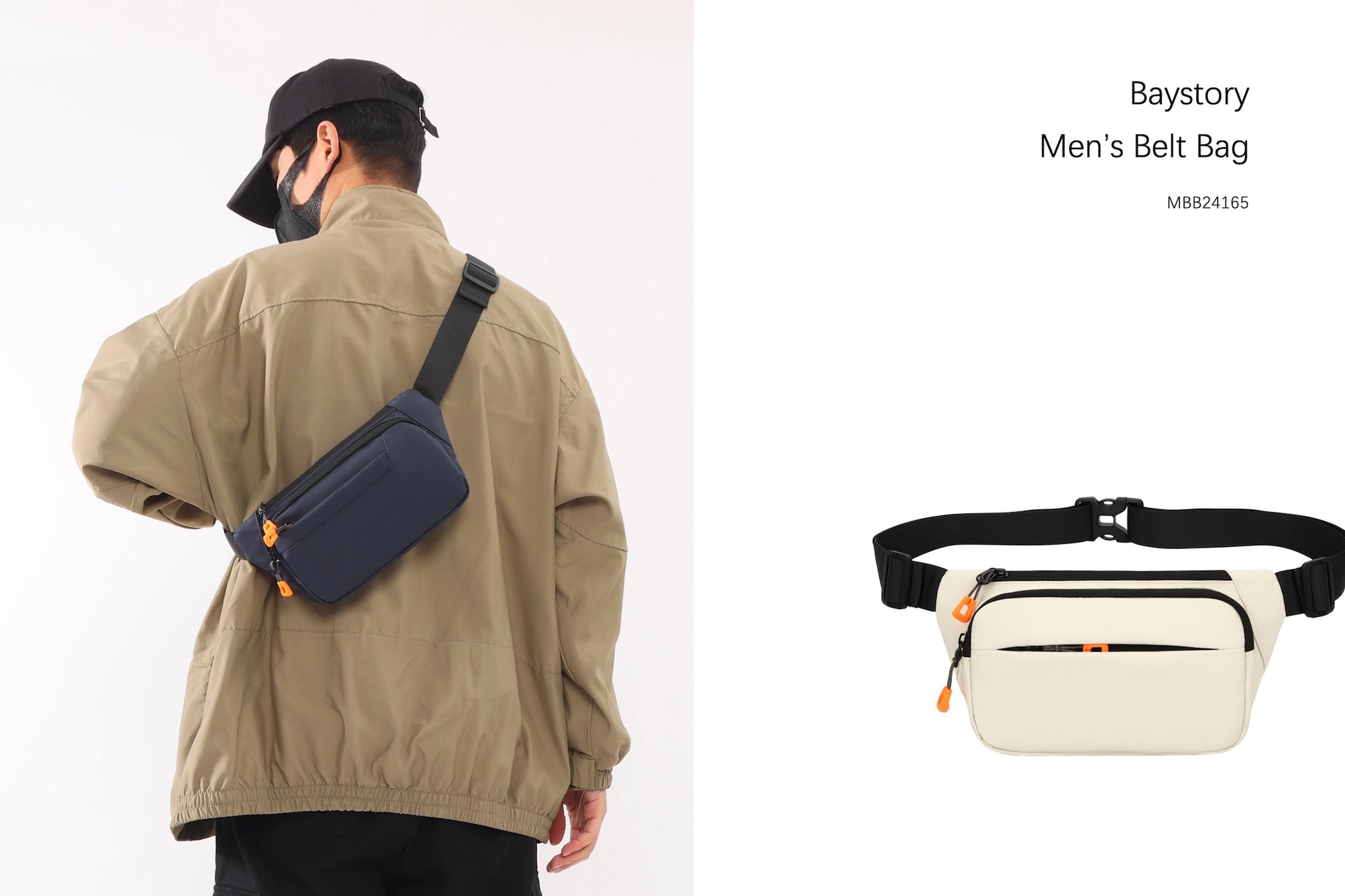 Men's Sling Bag MBB24166 - Baystory