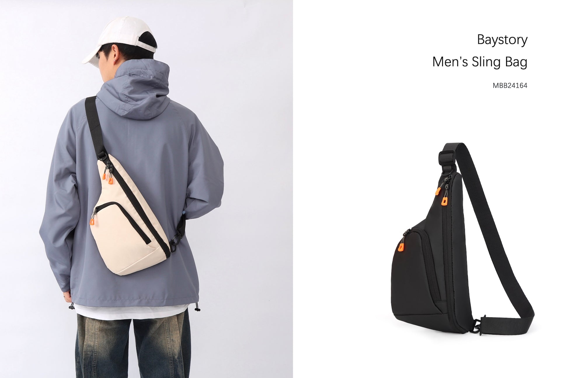 Men's Sling Bag MBB24164 - Baystory