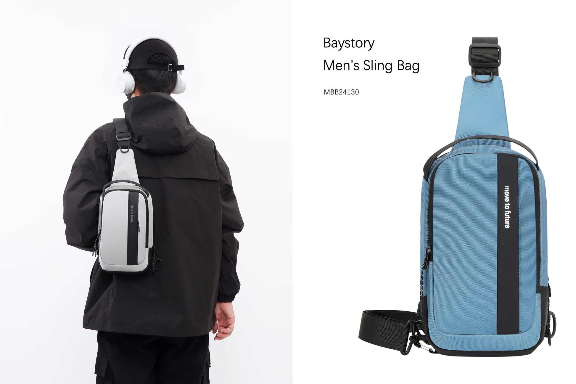 Baystory Men’s Sling Bag MBB24130 - Baystory