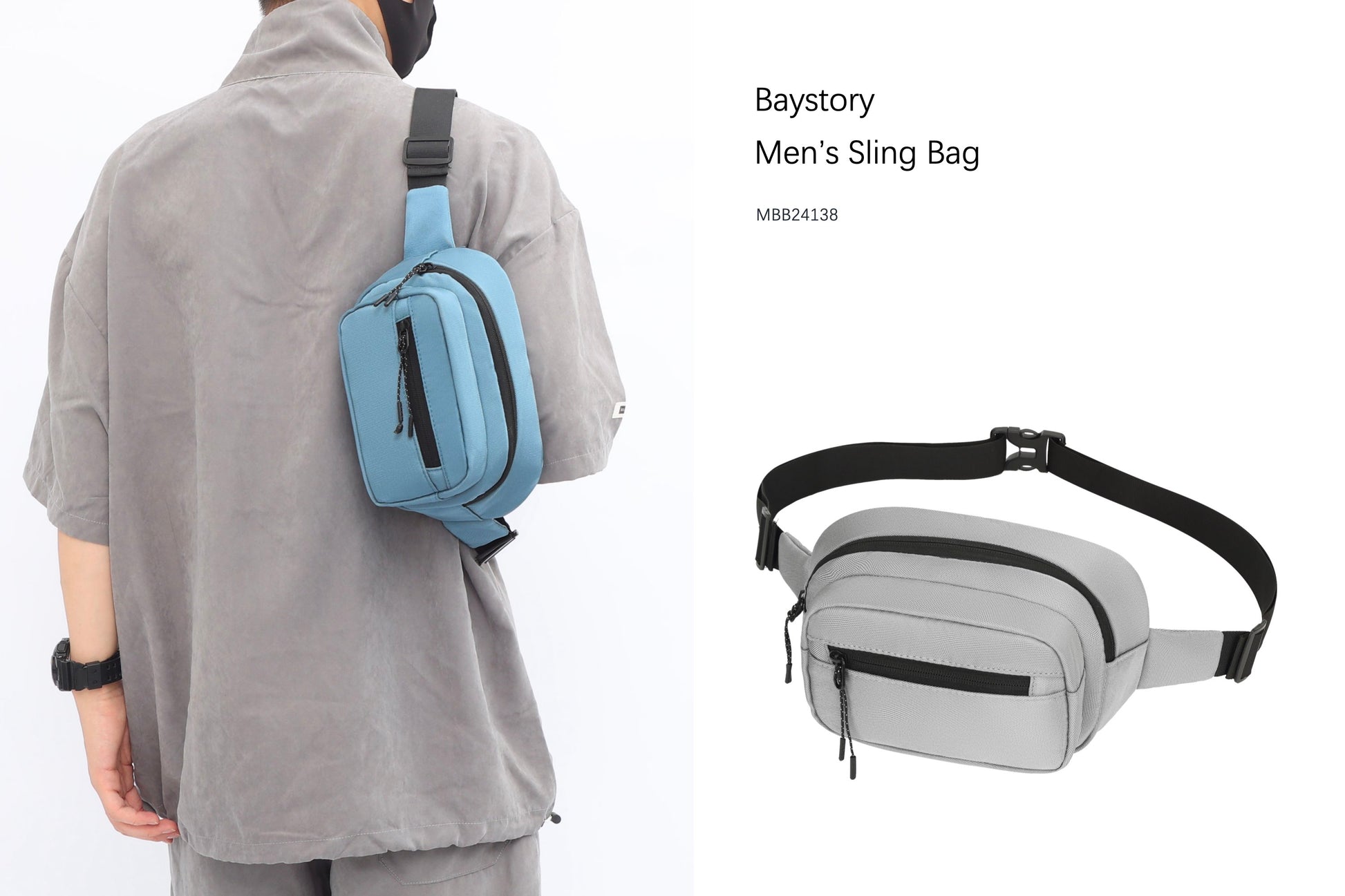 Baystory Men’s Sling Bag MBB24138 - Baystory