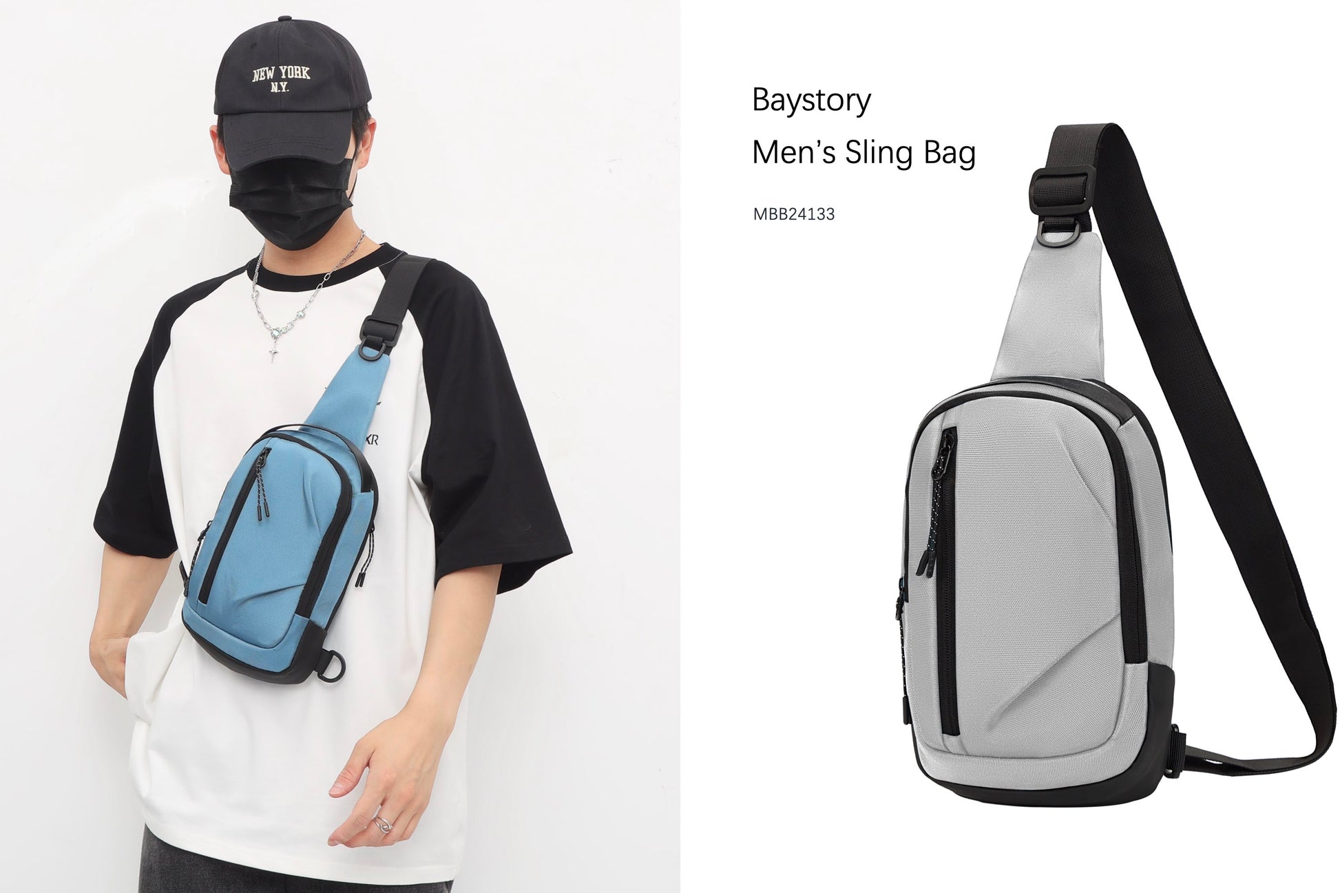 Baystory Men’s Sling Bag MBB24133 - Baystory