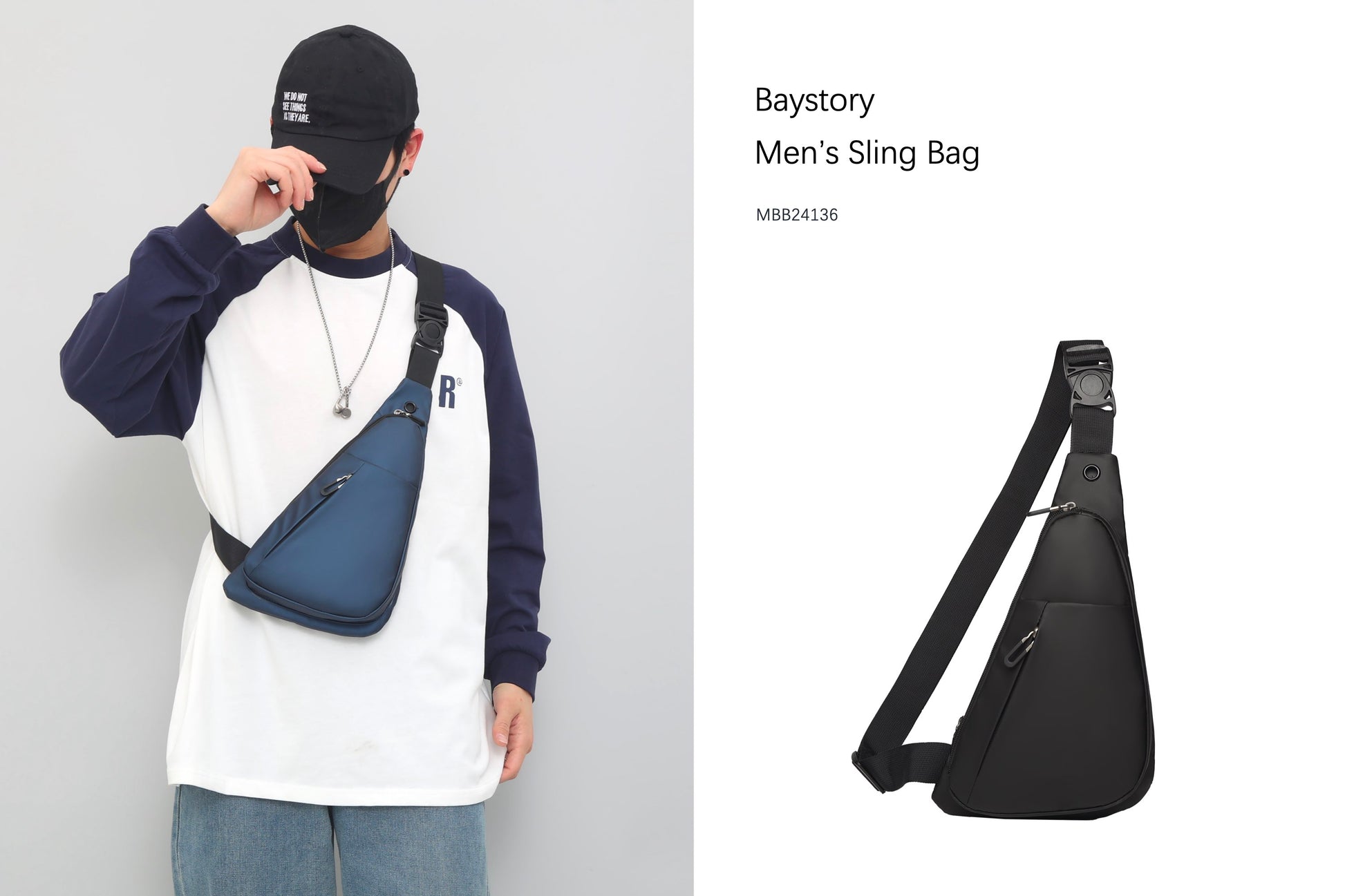 Baystory Men’s Sling Bag MBB24136 - Baystory