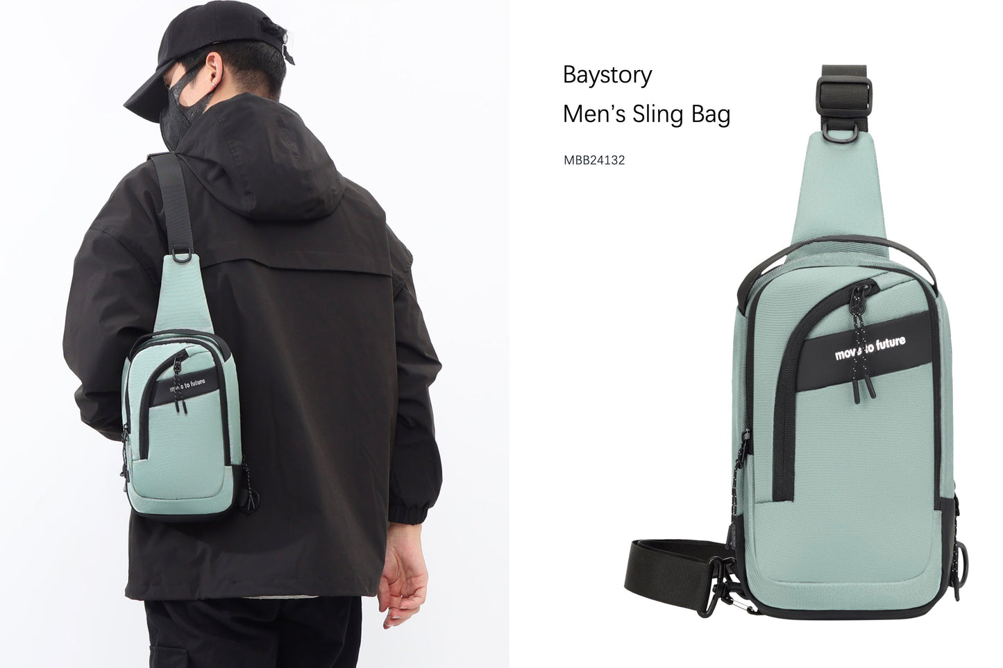 Baystory Men’s Sling Bag MBB24132 - Baystory