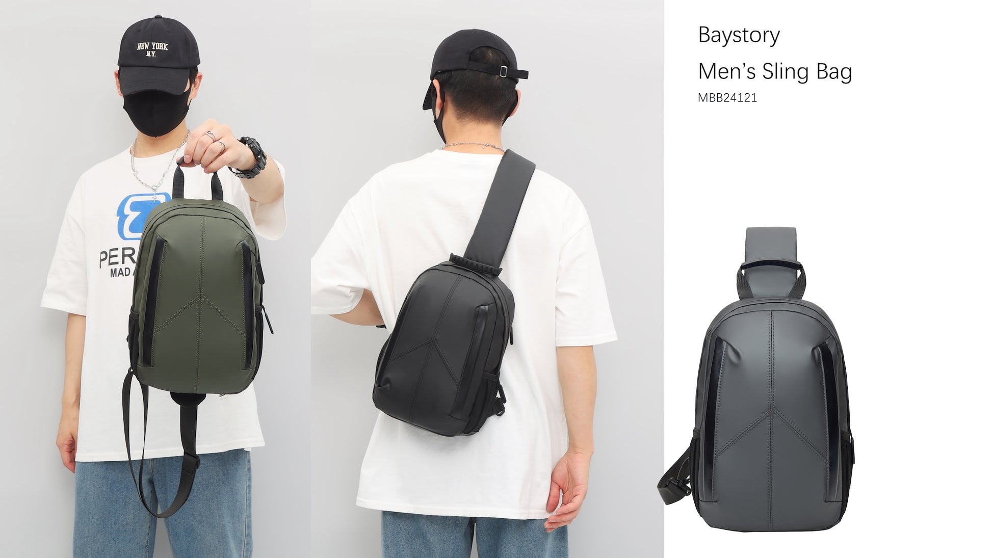 Baystory Men’s Sling Bag MBB24121 - Baystory